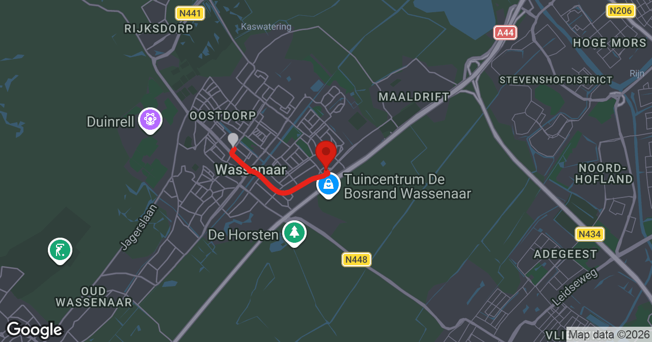 Kaart van de meldlocatie