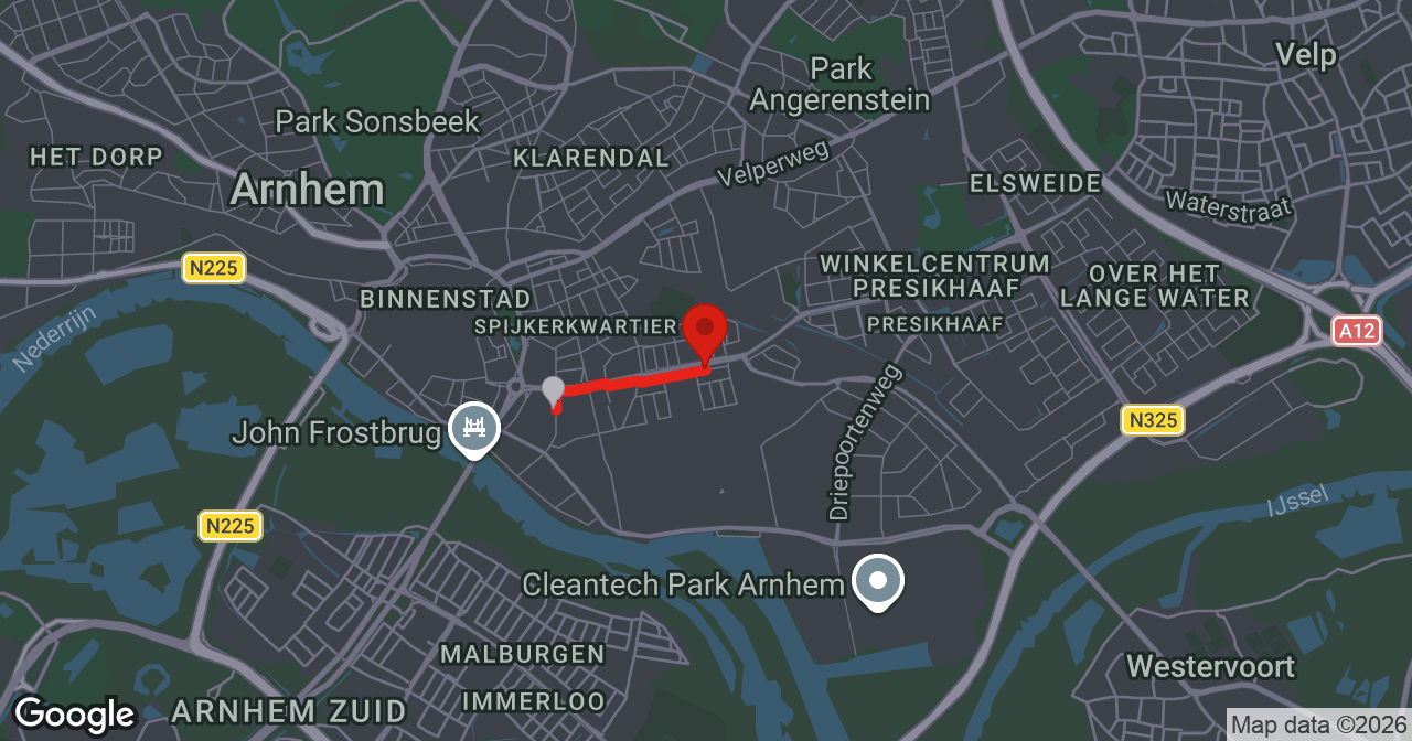 Kaart van de meldlocatie