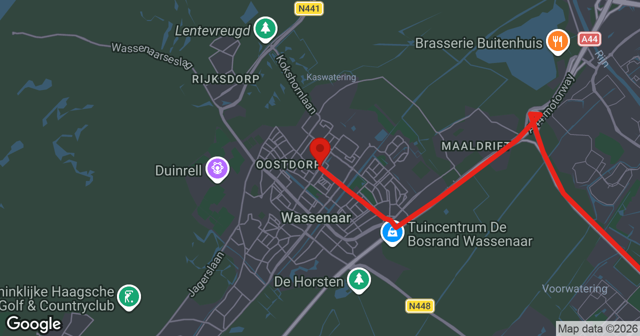 Kaart van de meldlocatie
