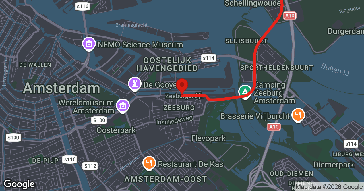 Kaart van de meldlocatie