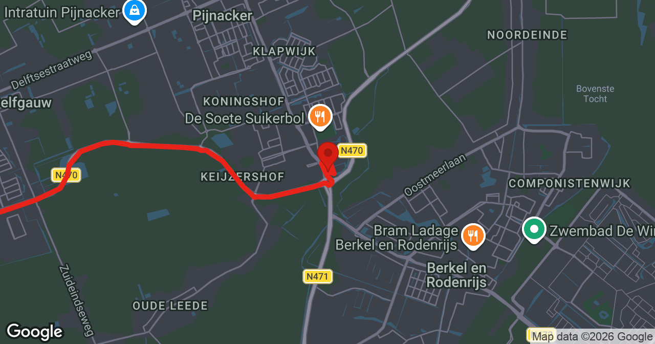 Kaart van de meldlocatie