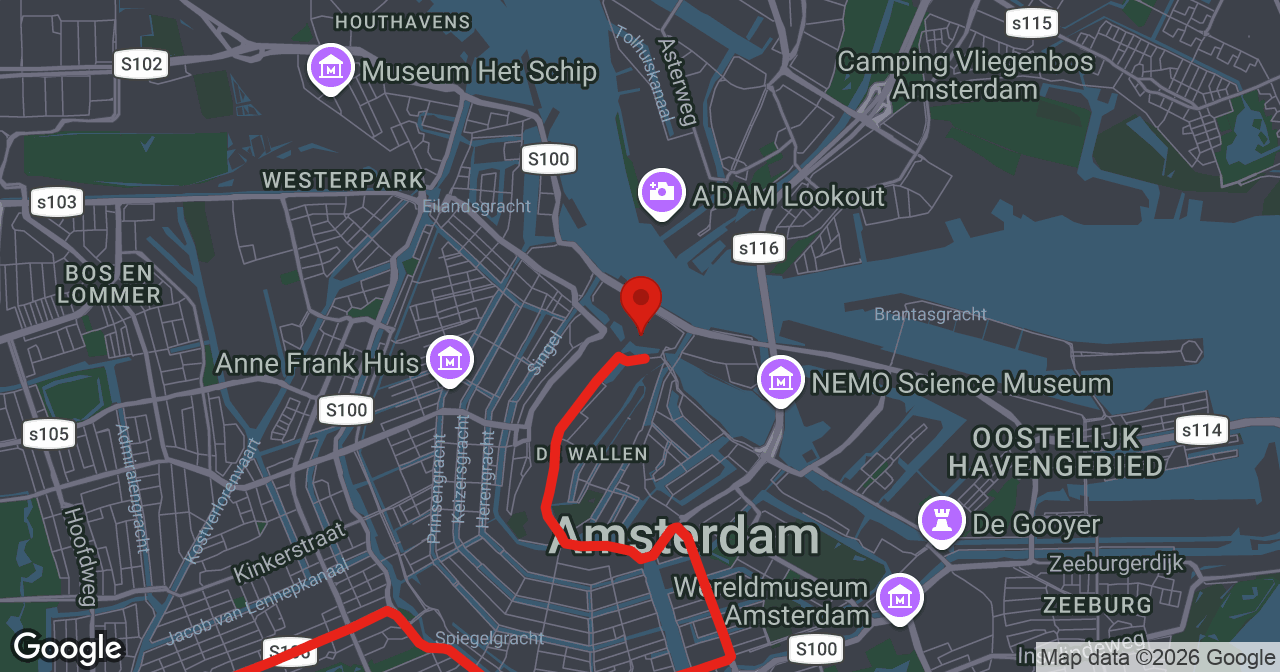 Kaart van de meldlocatie