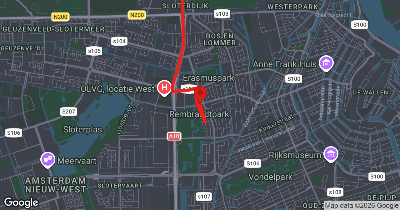 Kaart van de meldlocatie