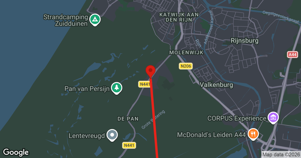Kaart van de meldlocatie