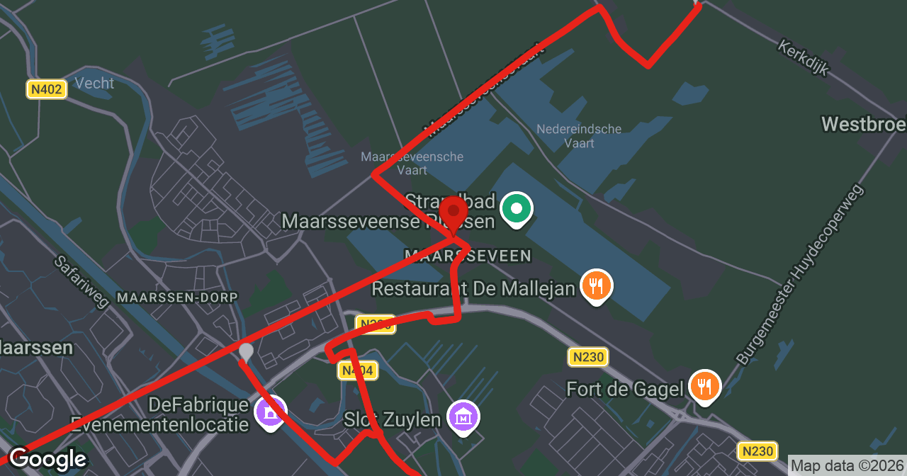 Kaart van de meldlocatie