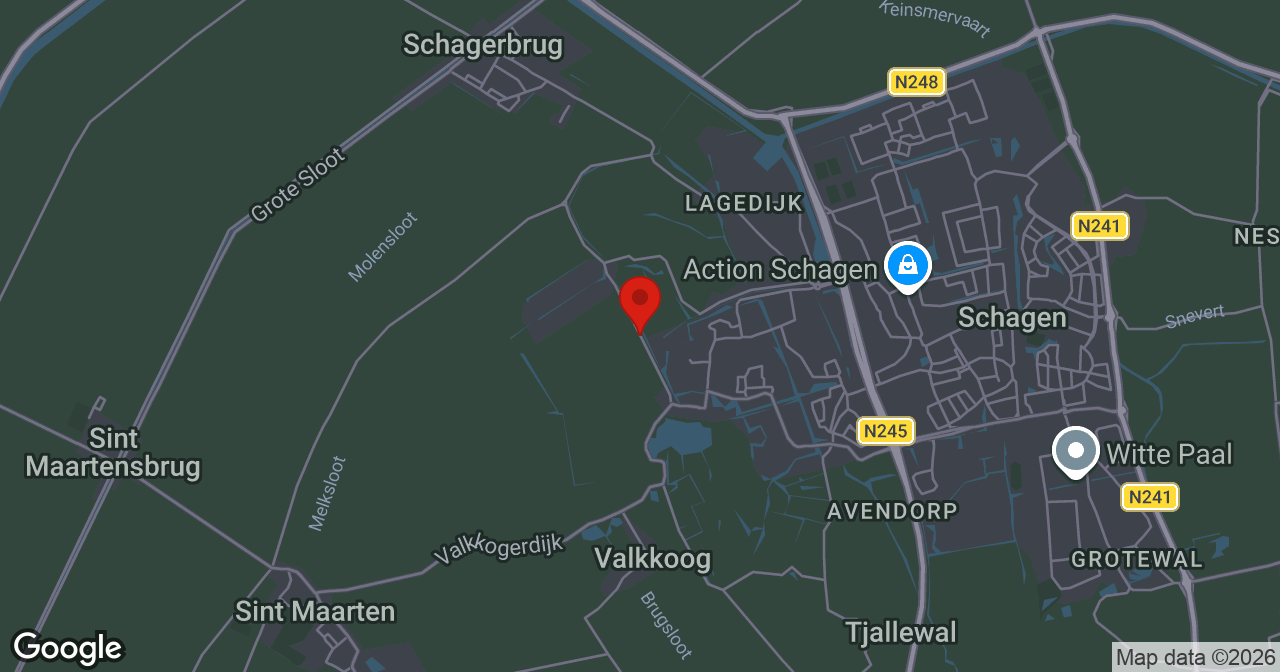 Kaart van de meldlocatie