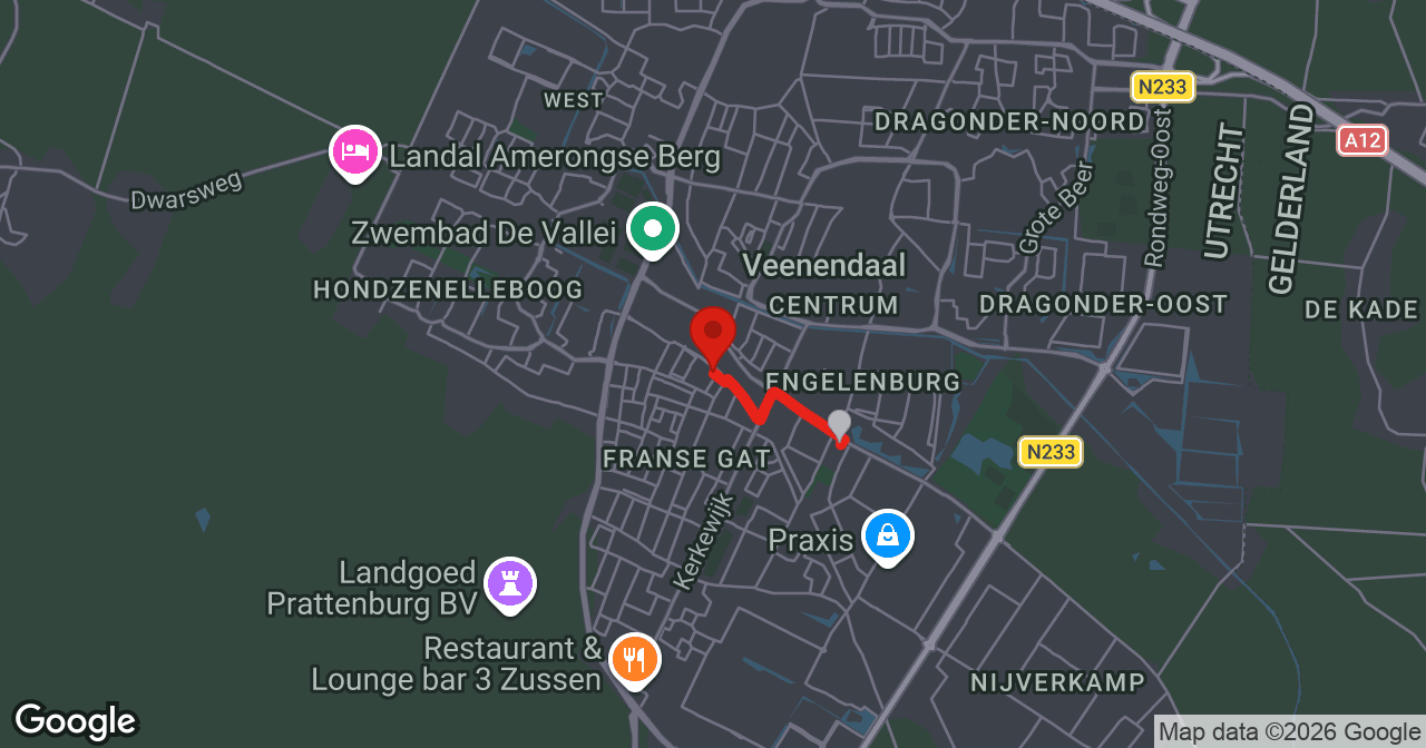 Kaart van de meldlocatie