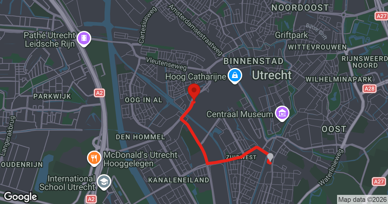 Kaart van de meldlocatie