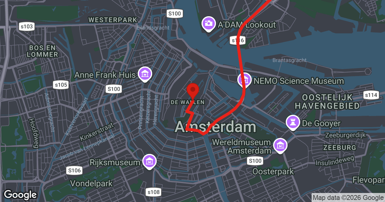 Kaart van de meldlocatie