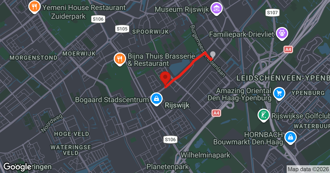 Kaart van de meldlocatie