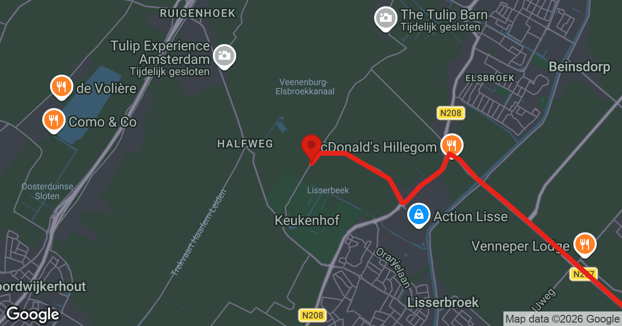 Kaart van de meldlocatie