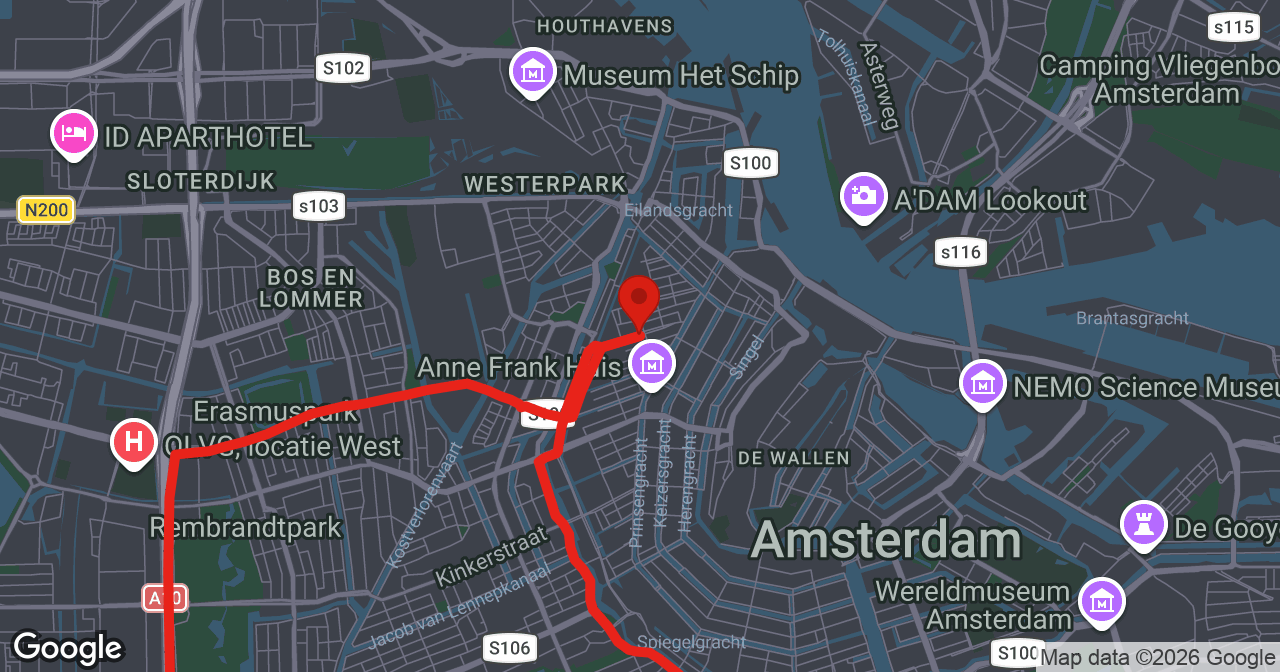 Kaart van de meldlocatie