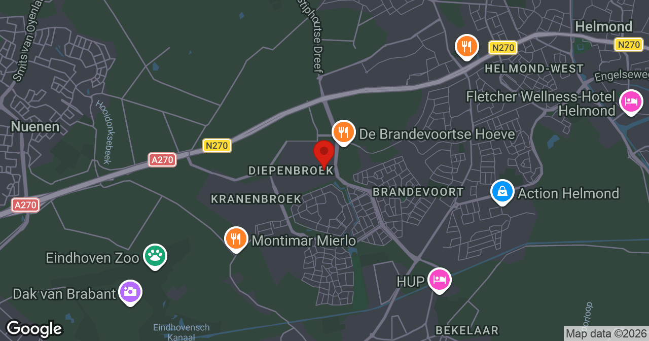 Kaart van de meldlocatie