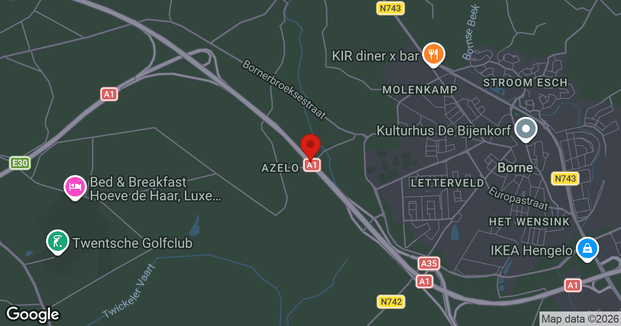 Kaart van de meldlocatie