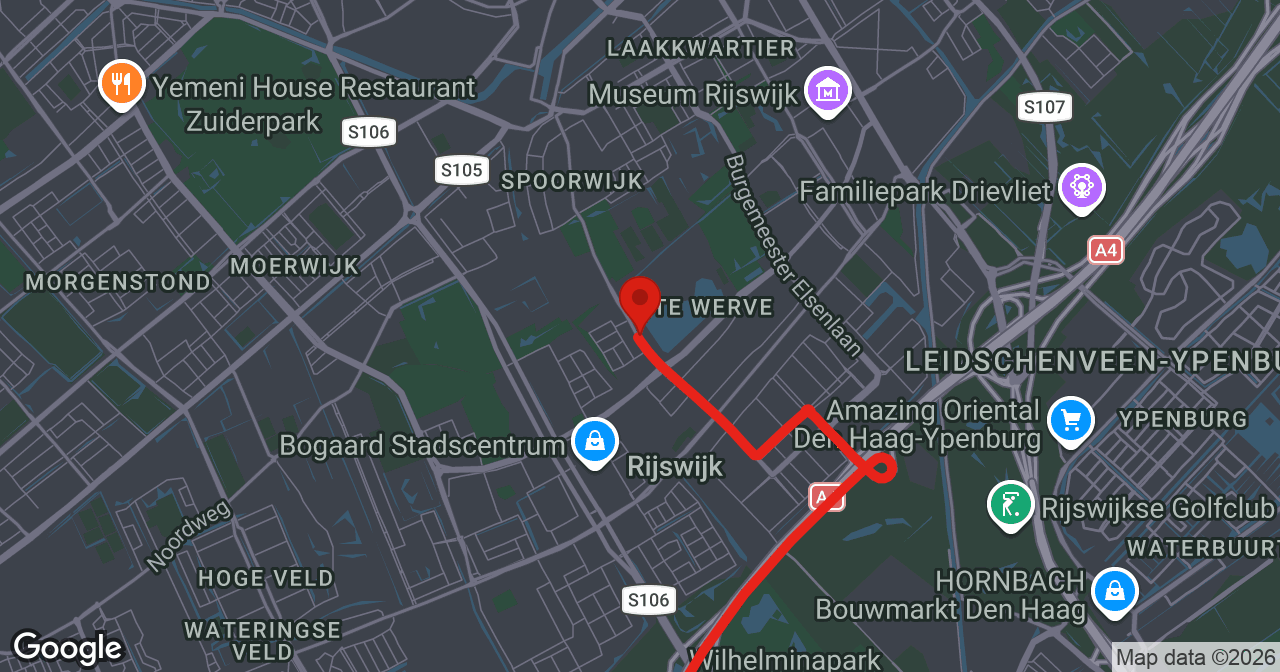 Kaart van de meldlocatie