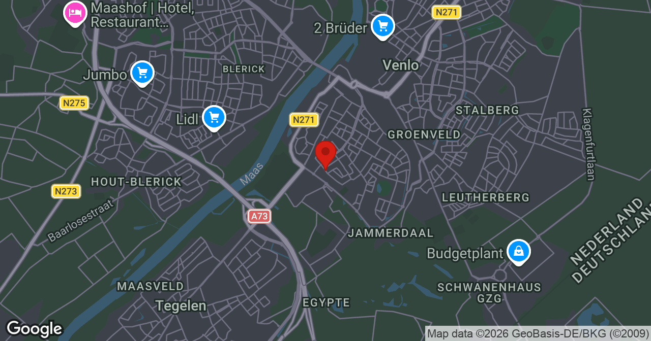 Kaart van de meldlocatie