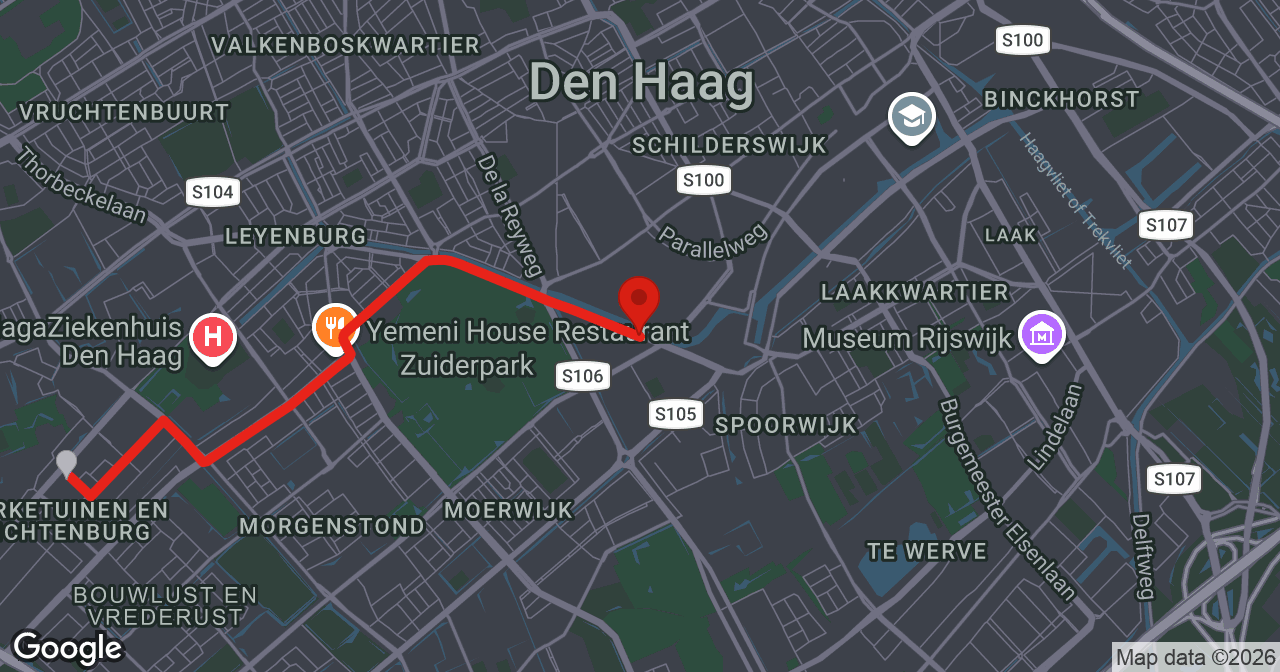 Kaart van de meldlocatie