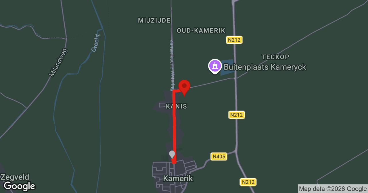 Kaart van de meldlocatie