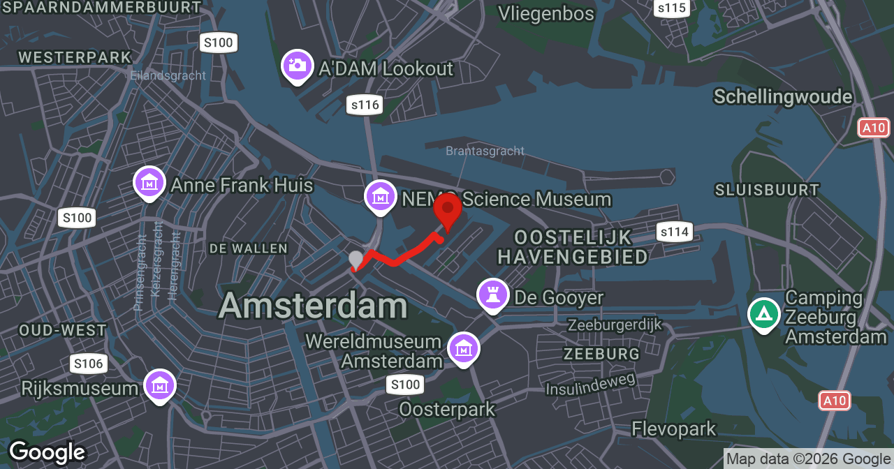 Kaart van de meldlocatie