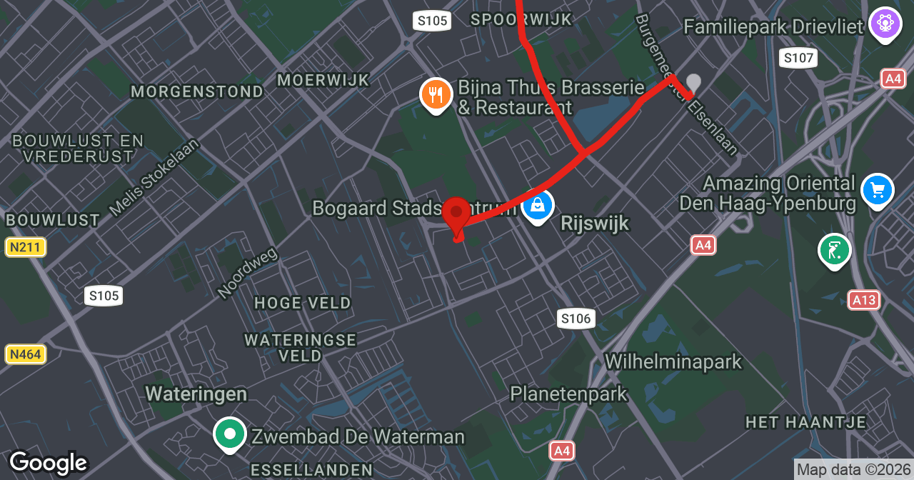 Kaart van de meldlocatie