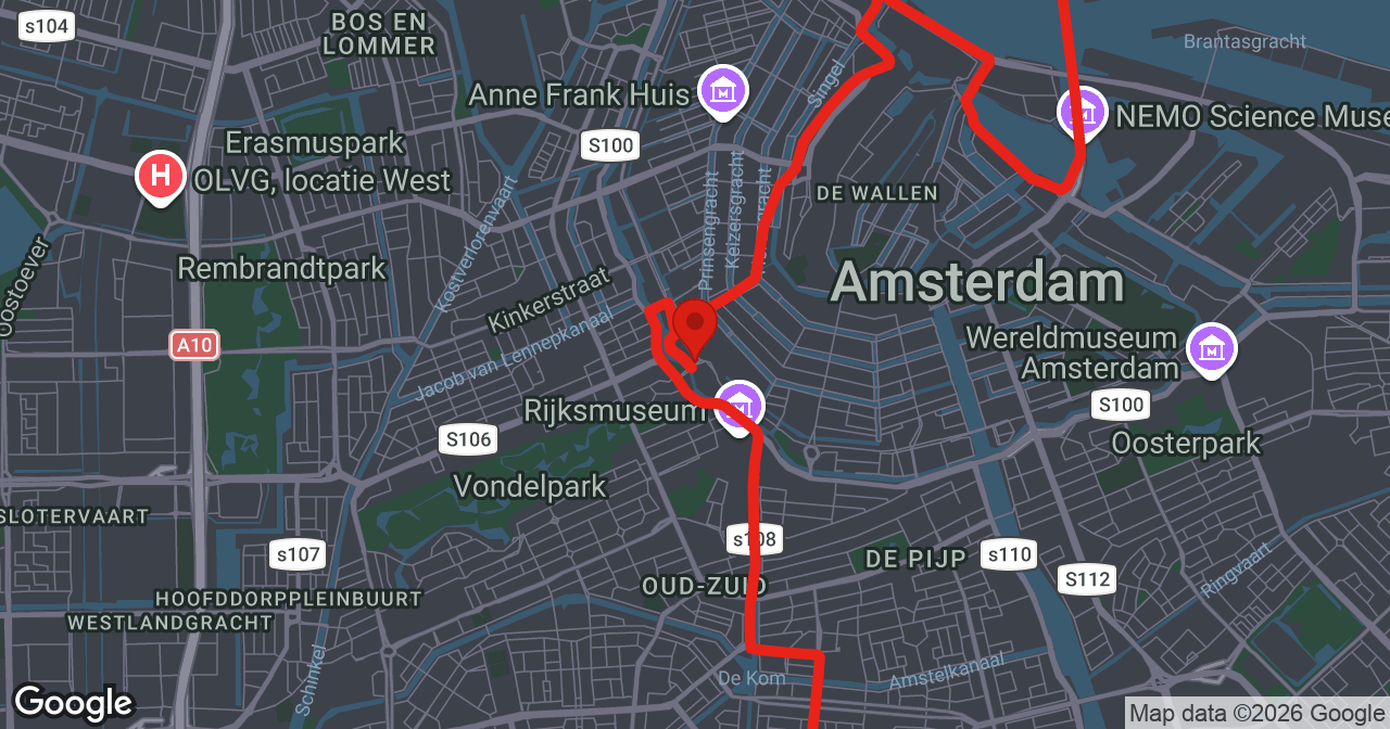 Kaart van de meldlocatie