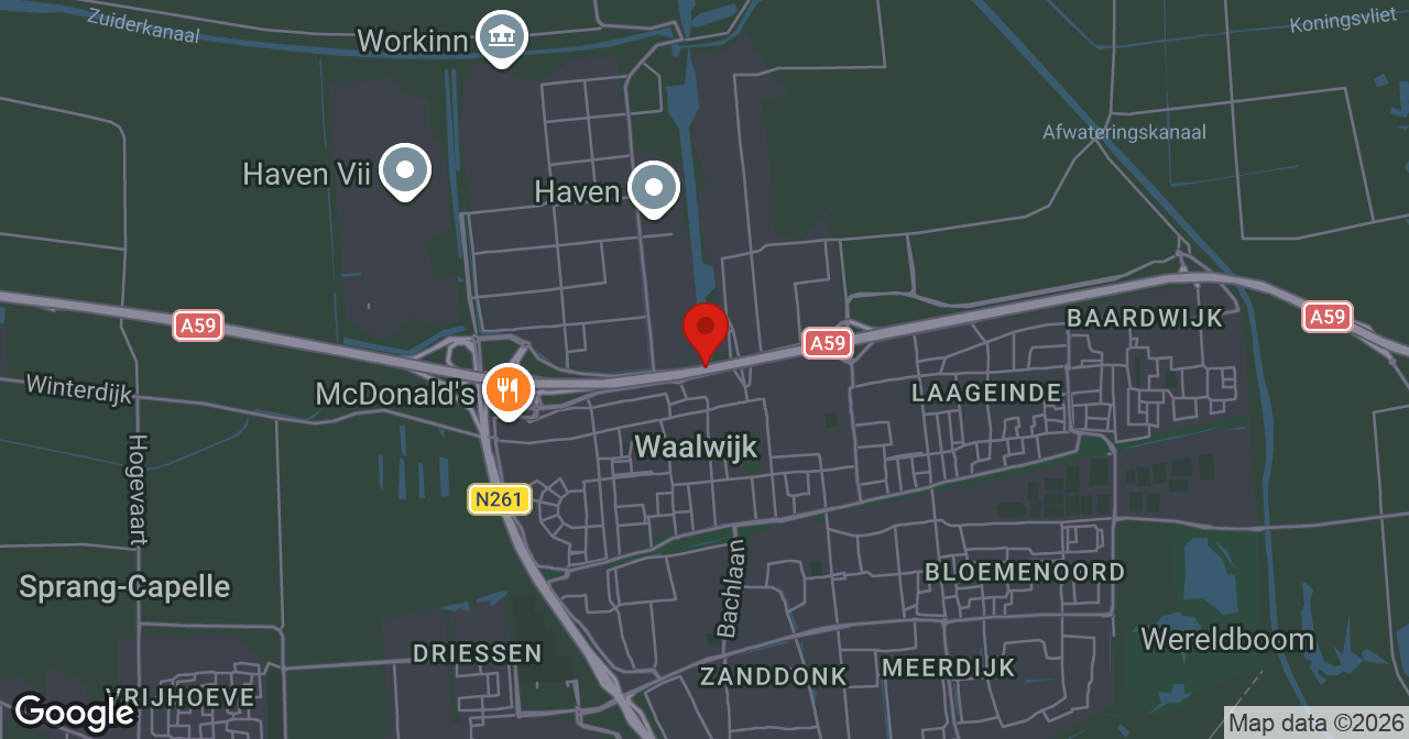 Kaart van de meldlocatie