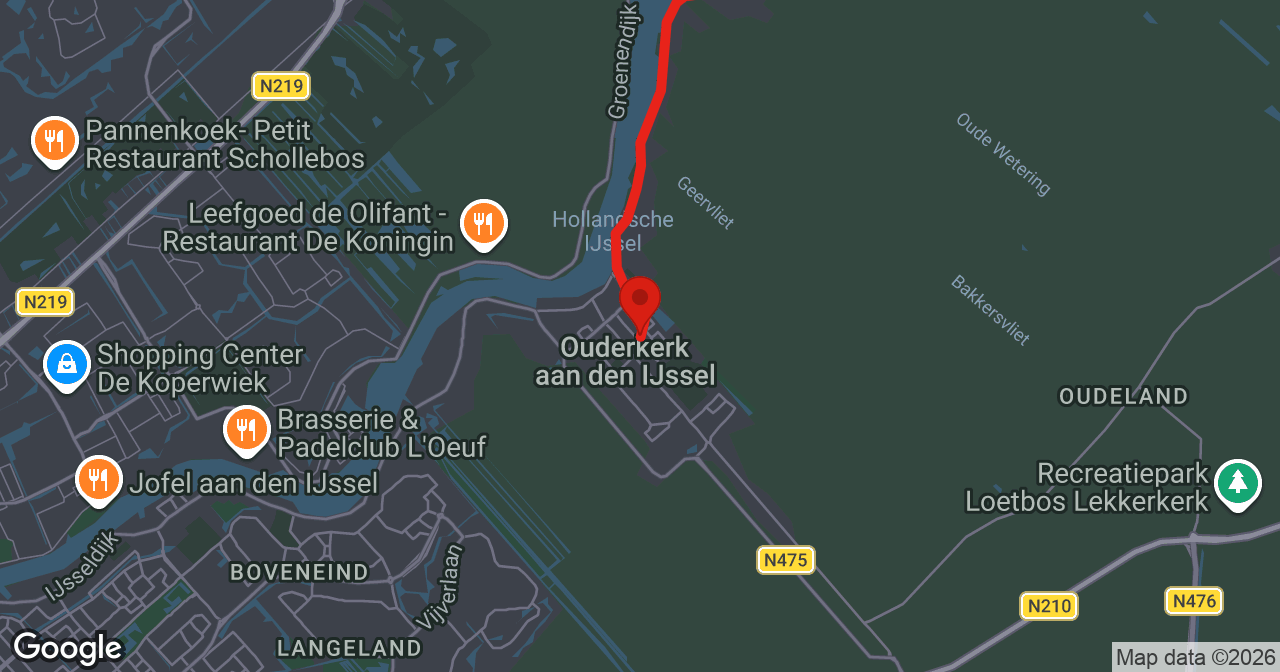 Kaart van de meldlocatie