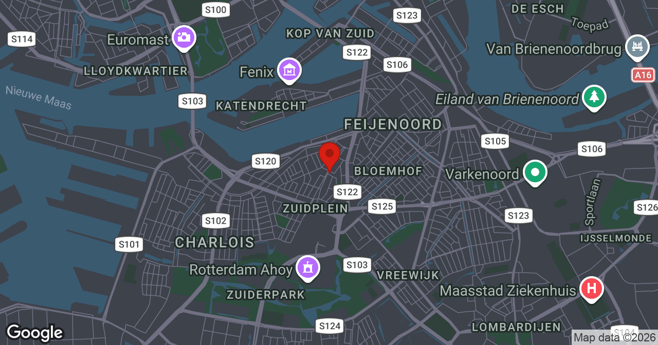 Kaart van de meldlocatie