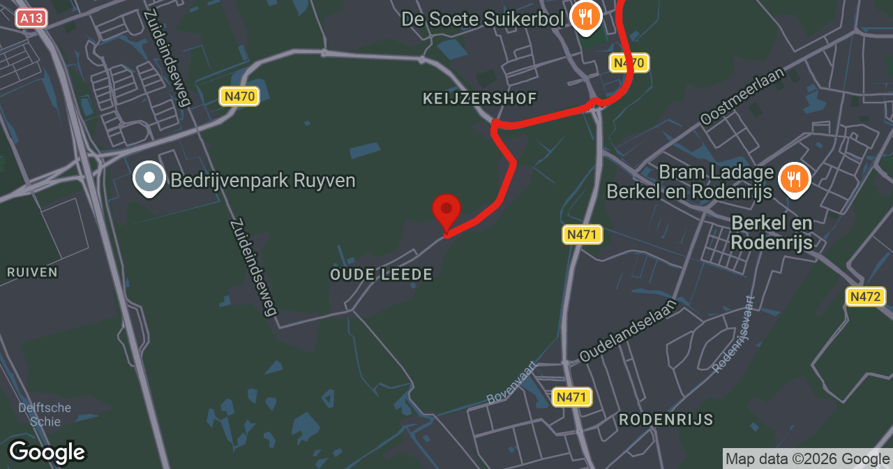 Kaart van de meldlocatie