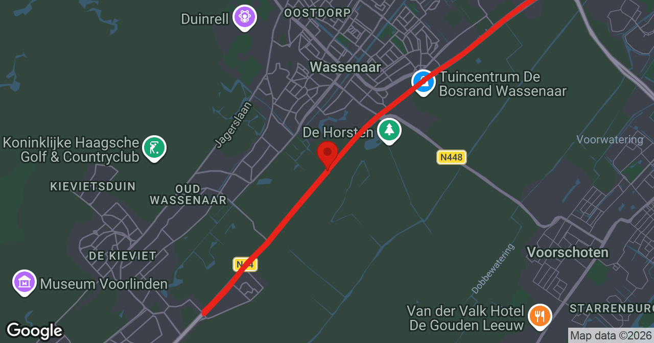 Kaart van de meldlocatie