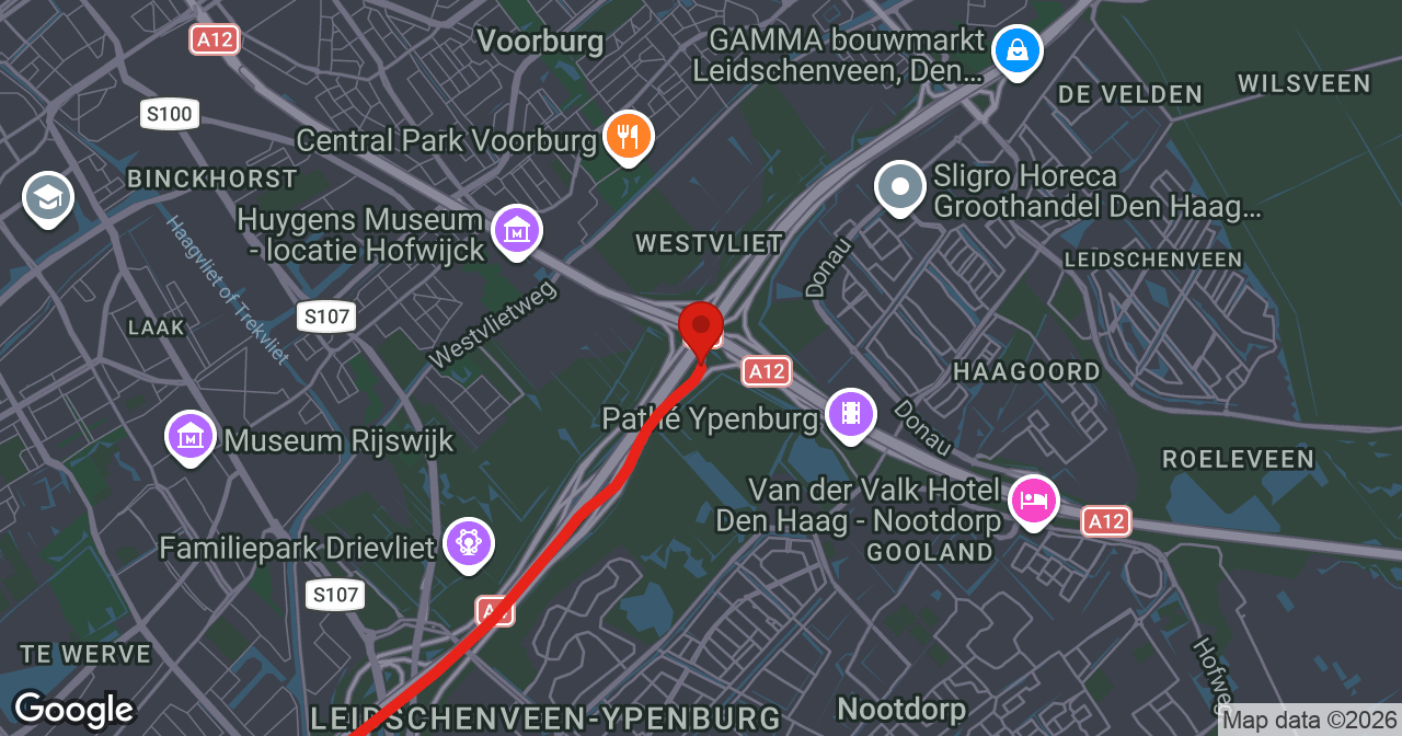 Kaart van de meldlocatie