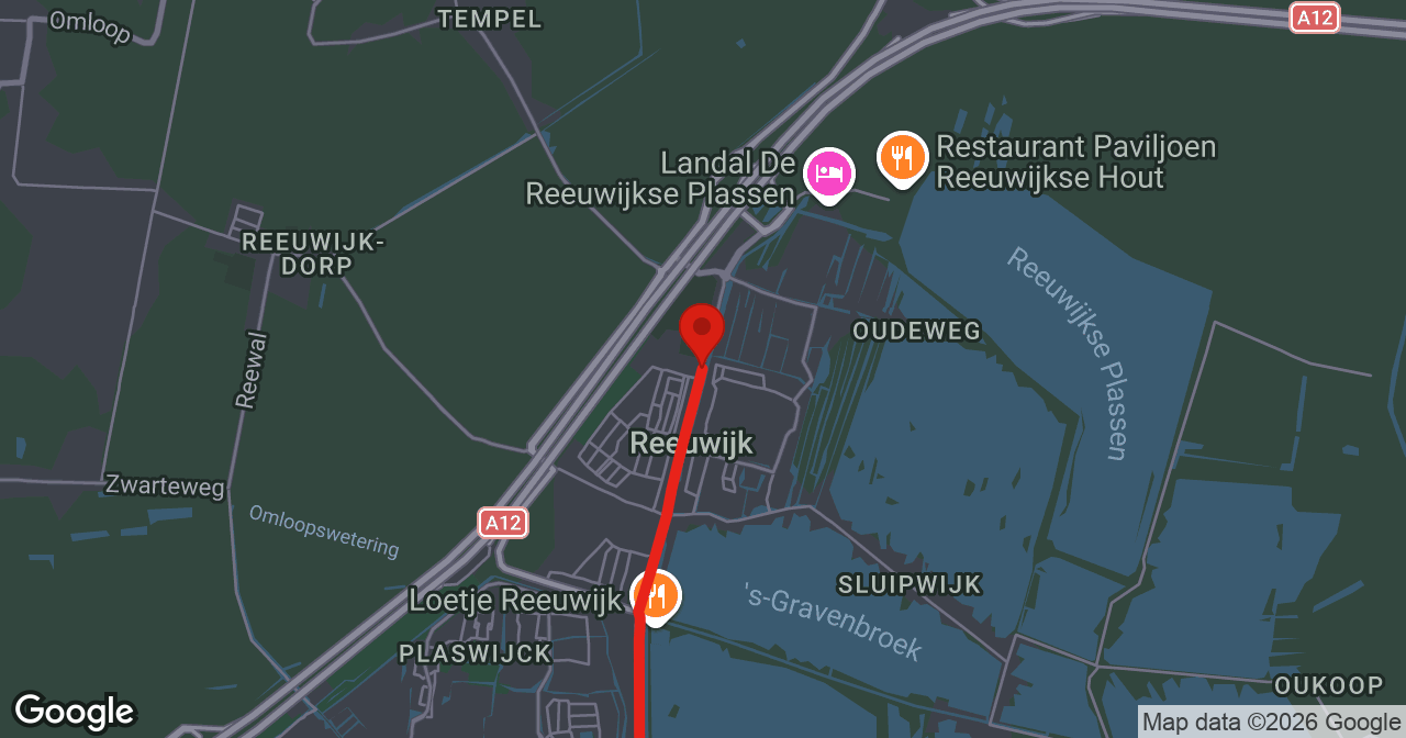 Kaart van de meldlocatie