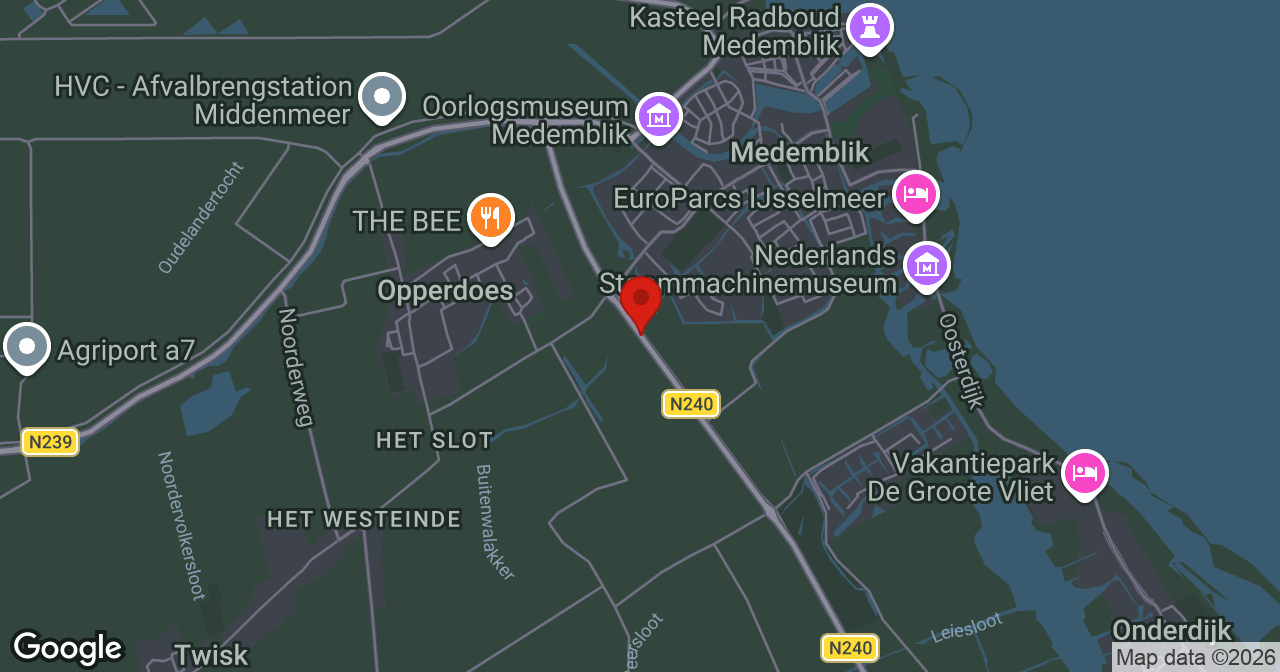 Kaart van de meldlocatie