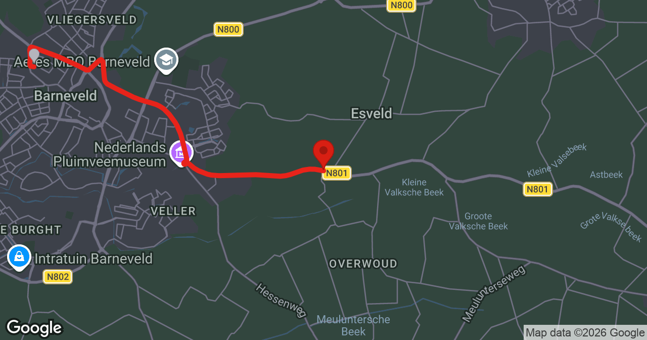 Kaart van de meldlocatie