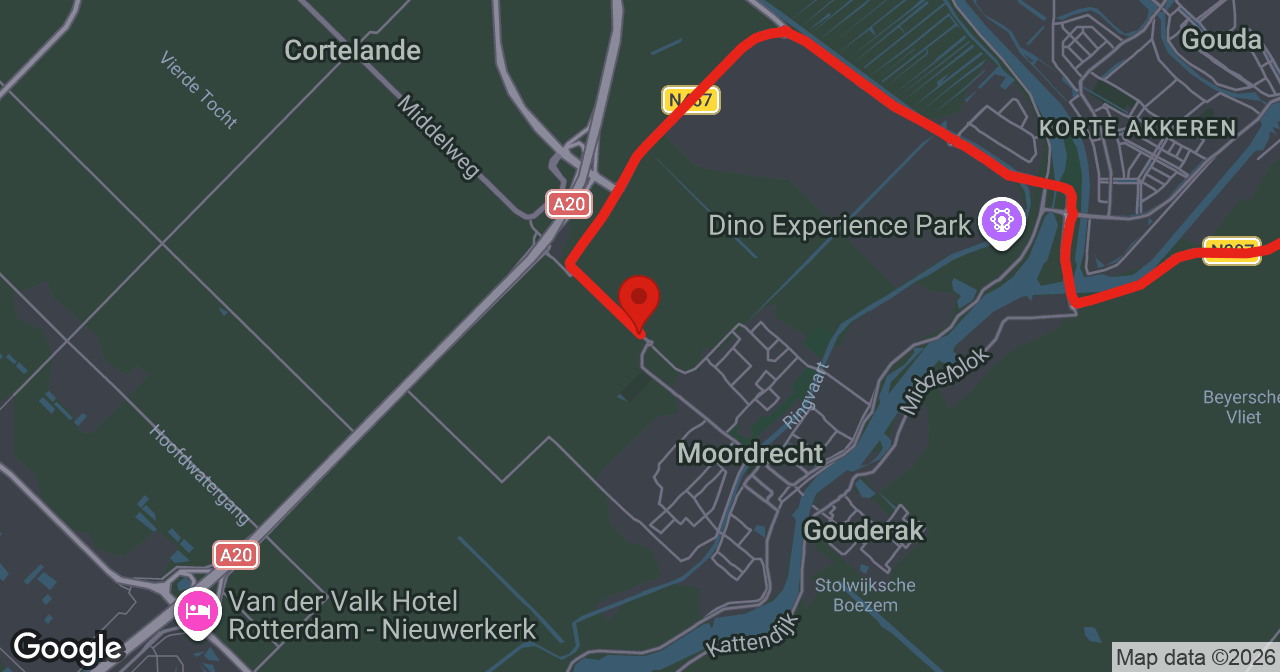 Kaart van de meldlocatie