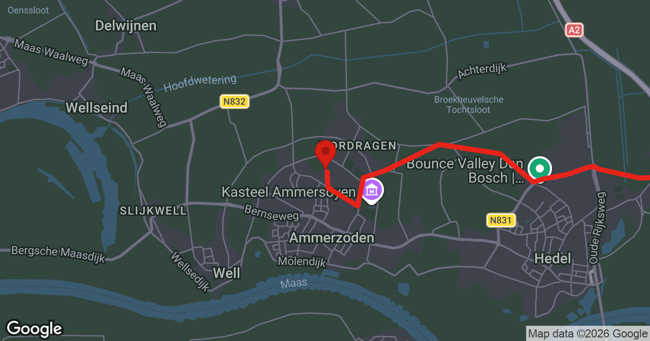 Kaart van de meldlocatie