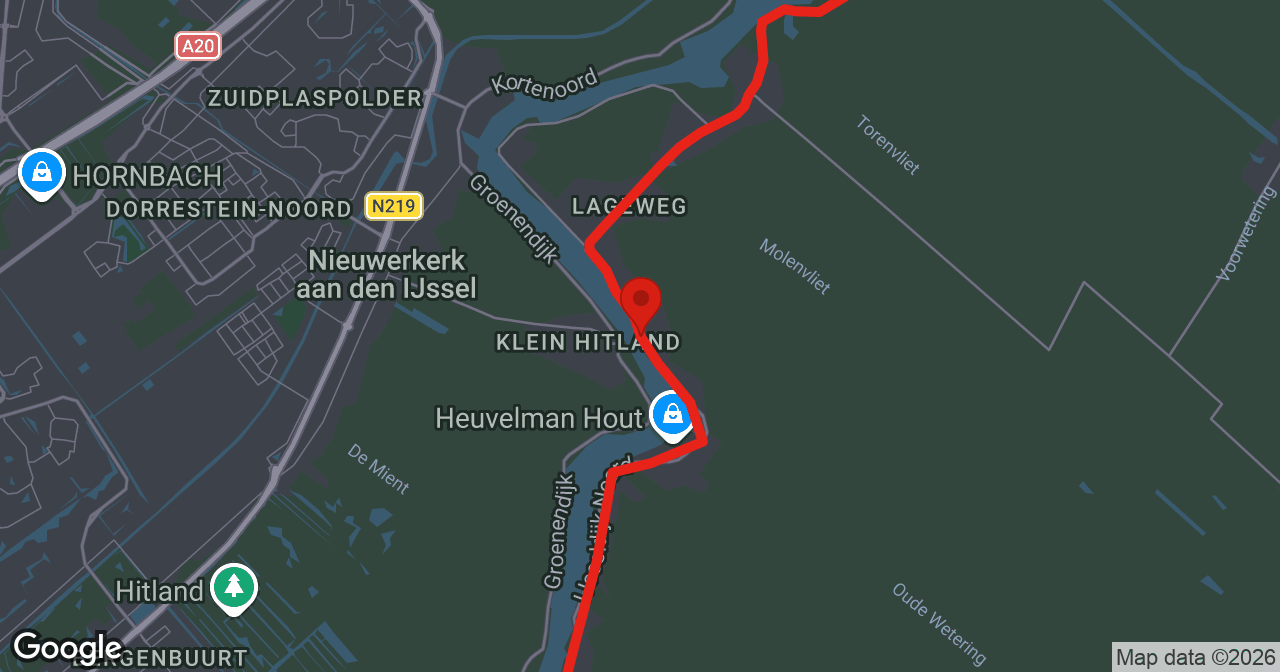 Kaart van de meldlocatie