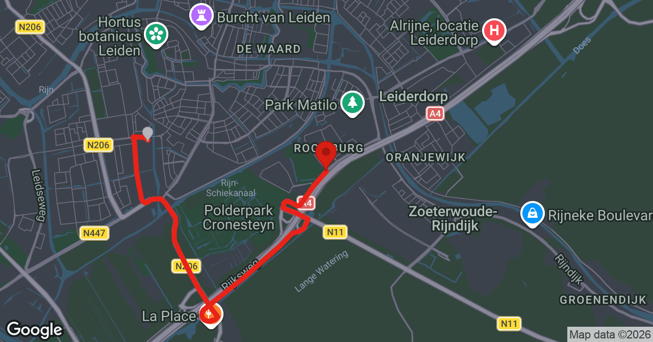 Kaart van de meldlocatie