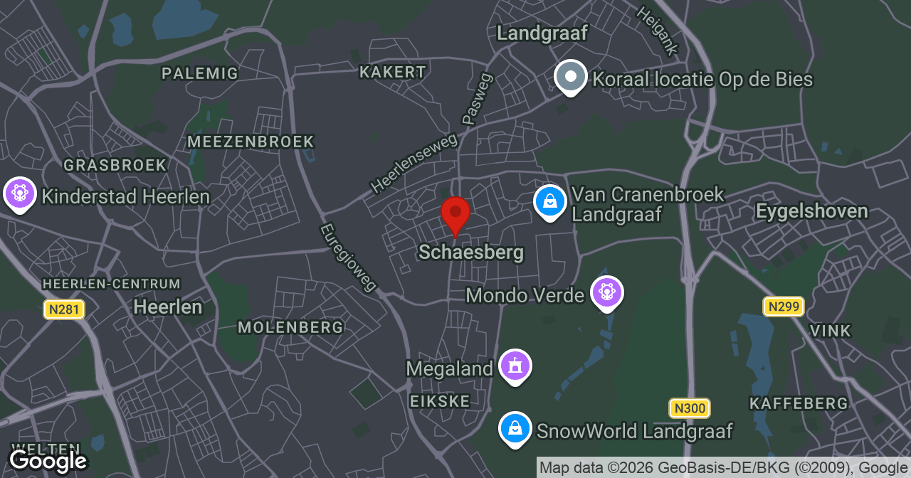 Kaart van de meldlocatie