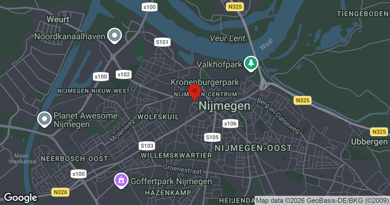 Kaart van de meldlocatie