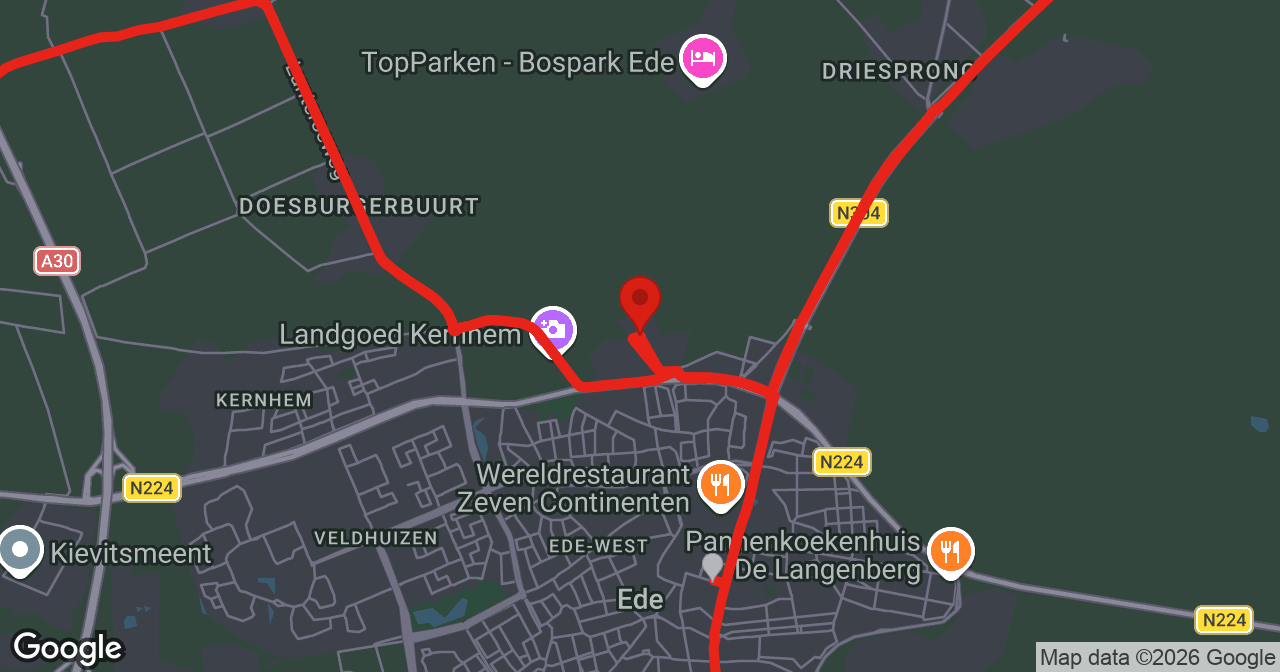Kaart van de meldlocatie