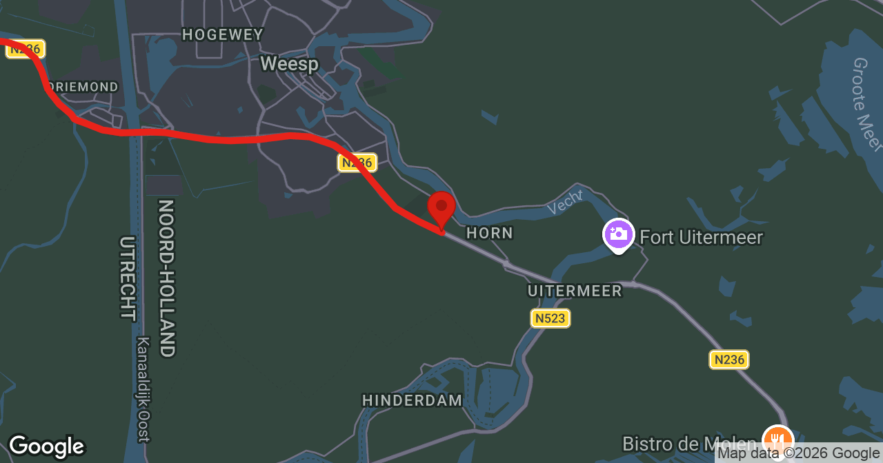 Kaart van de meldlocatie