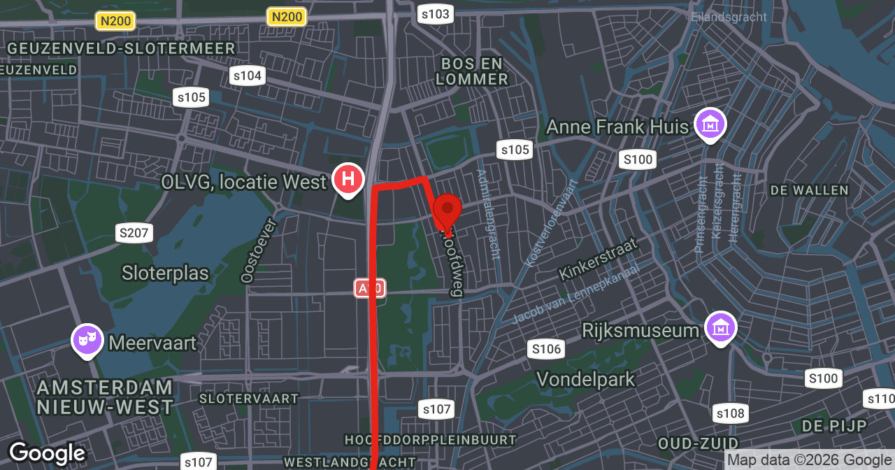 Kaart van de meldlocatie