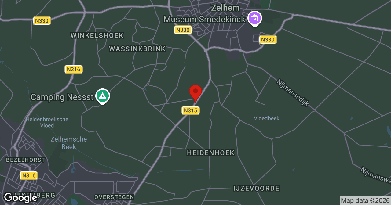 Kaart van de meldlocatie