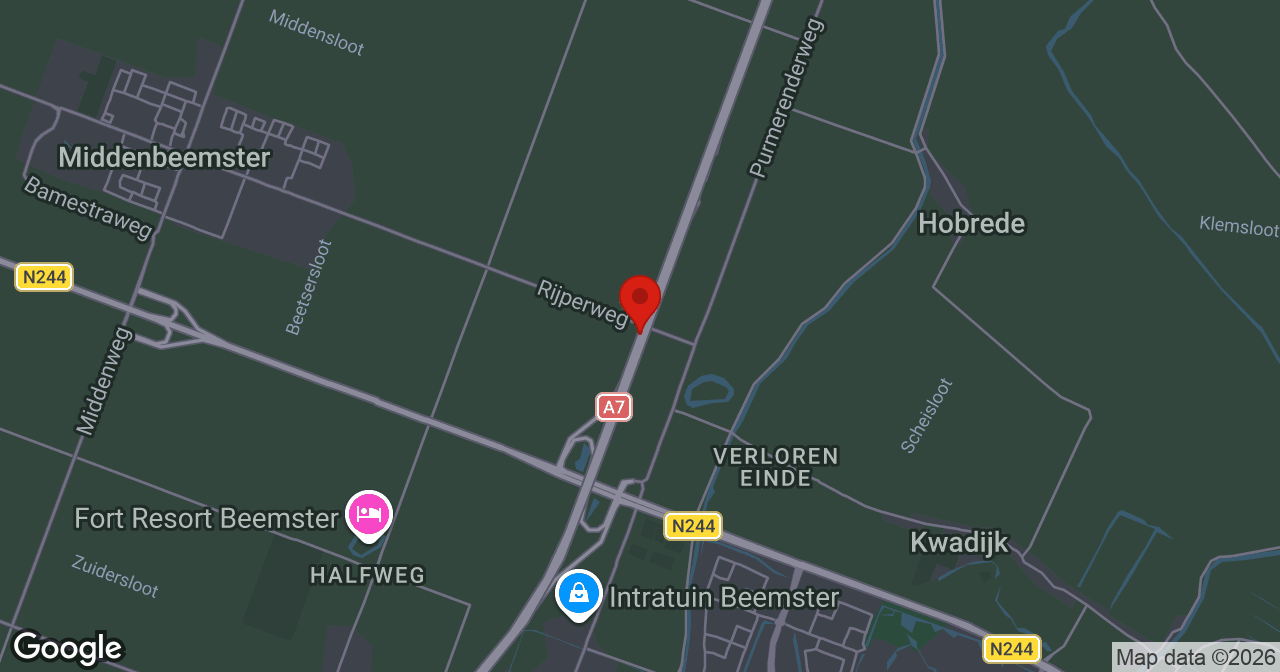 Kaart van de meldlocatie