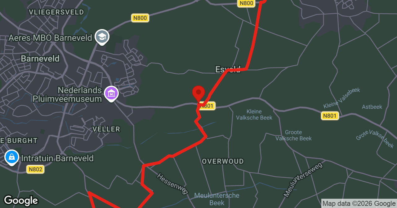 Kaart van de meldlocatie