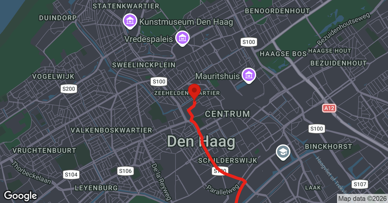 Kaart van de meldlocatie