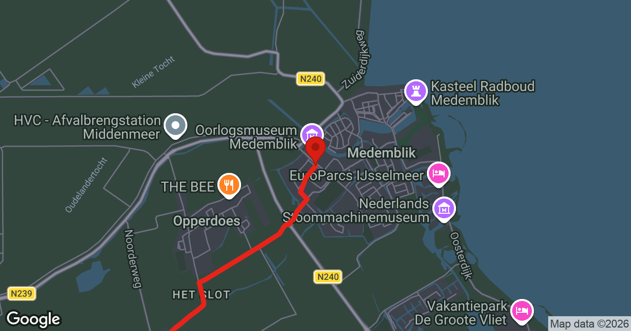 Kaart van de meldlocatie