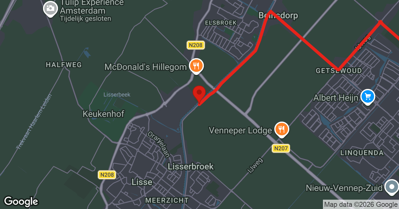 Kaart van de meldlocatie