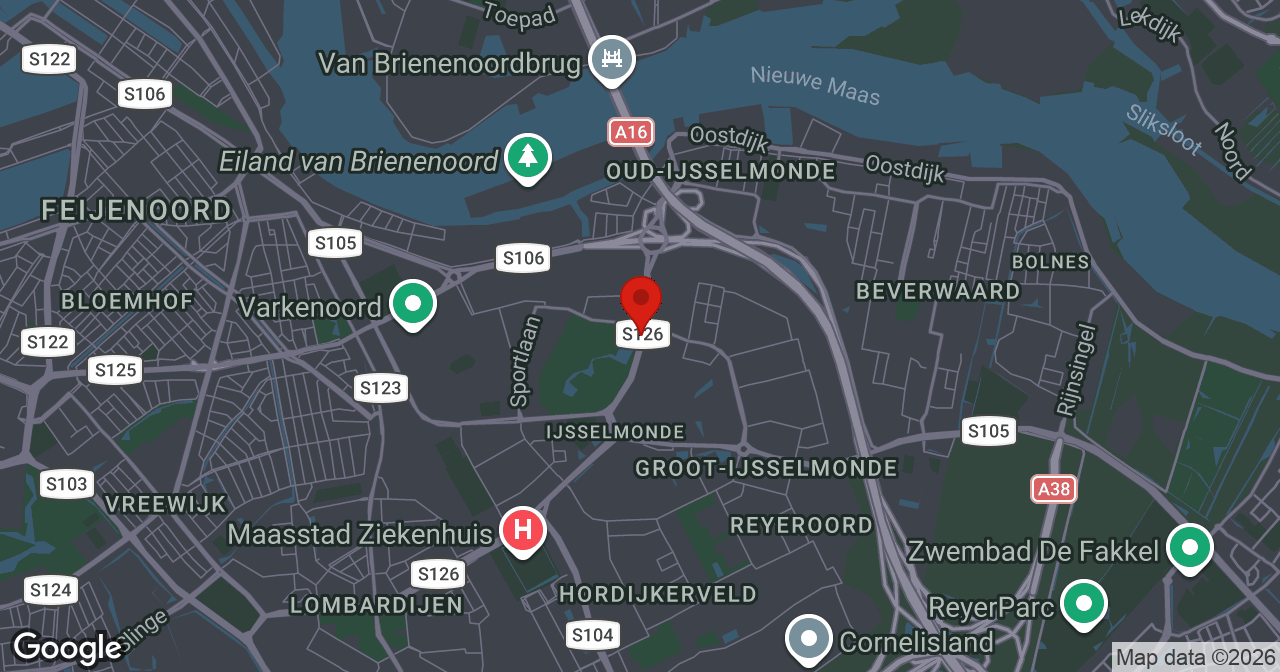 Kaart van de meldlocatie